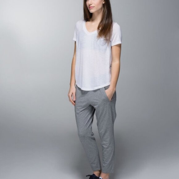 Lululemon Tie One On Pant Heathered Medium Grey - Picture 3 of 12